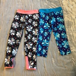 Lot of 2 Gymboree Gymgo sport leggings sz L 10-12